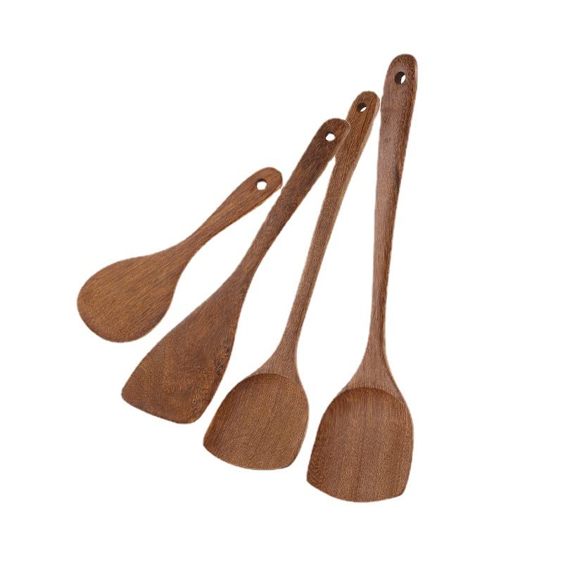 Gadgets de cuisine : ensemble de spatules en bois fait pour durer