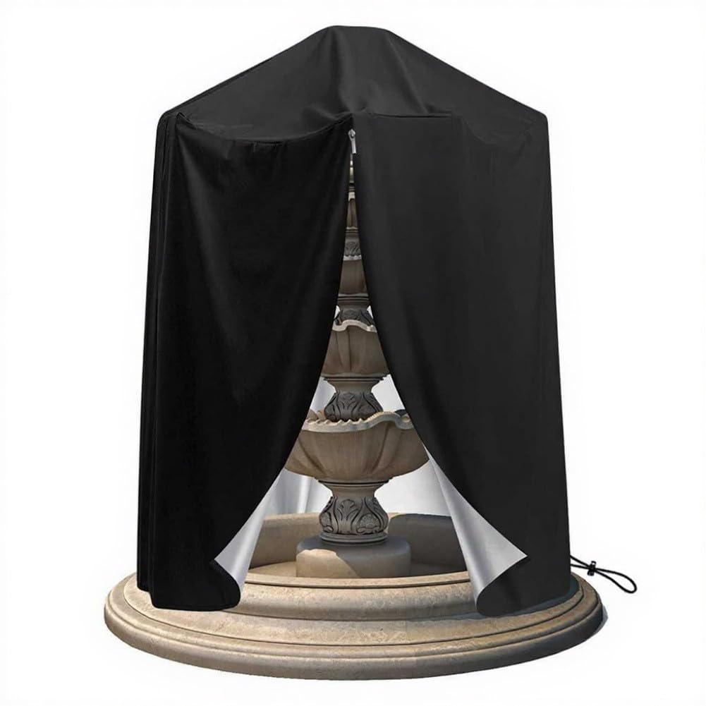 Funda protectora impermeable para fuentes y estatuas de jardín al aire libre