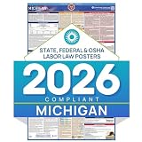 Labor Law Poster Michigan 2026, State, Federal Workplace Notices 26 x 39.5