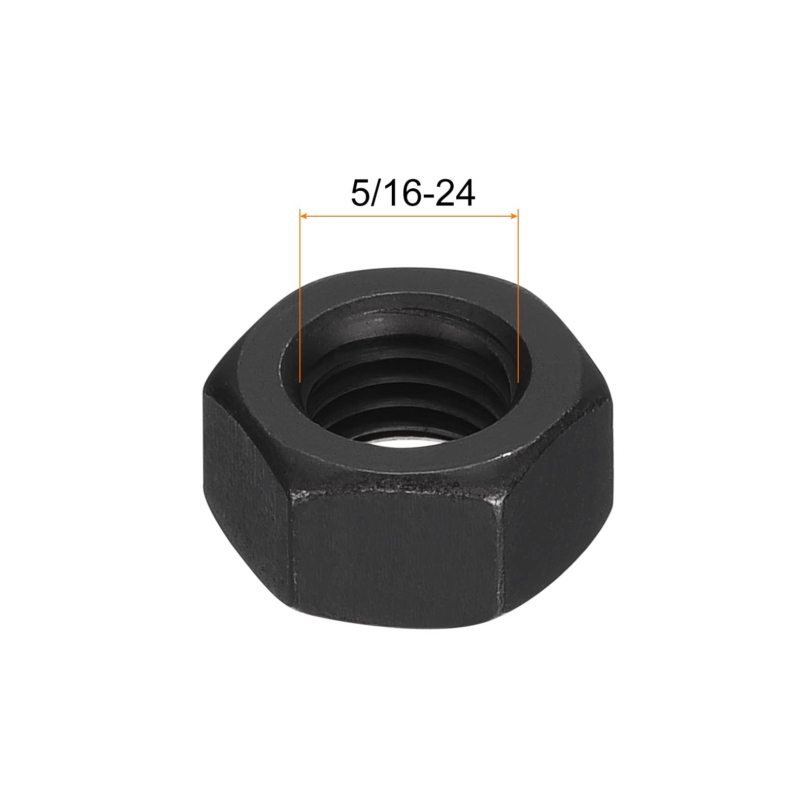360 pezzi dado esagonale in acciaio inox dadi esagonali filettatura grossolana americano UNC dadi di fissaggio vite dado strumento di riparazione