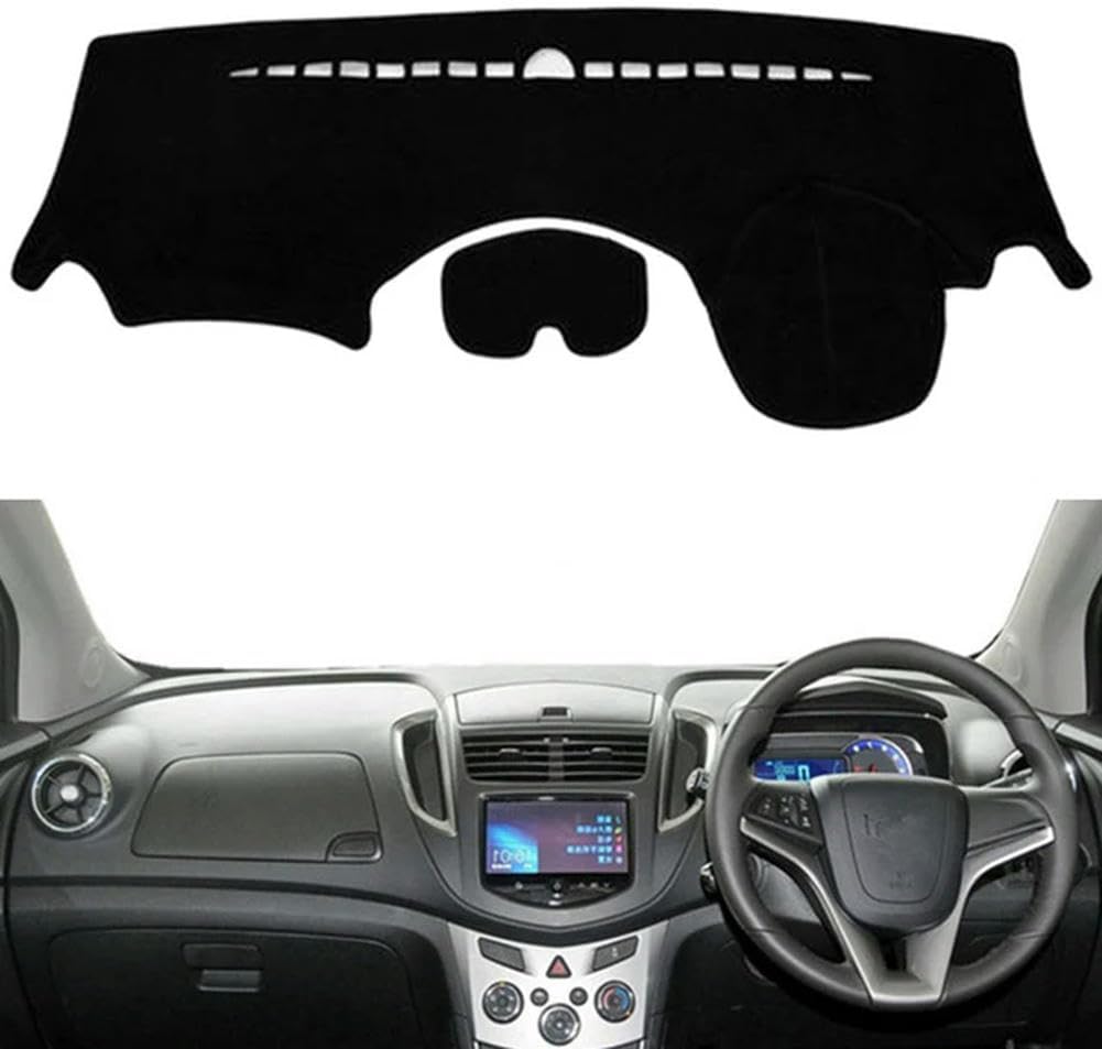 Car Dashboard Cover Dash Mat For Chevrolet Trax Tracker for Holden 2013-2016 Dashboard Cover Pad Non-Slip Carpet Protective Shield