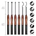 SIIIXS Full Size Carbide Wood Lathe Turning Tool Kit with Wooden Box, 6pcs 18