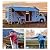 Telescoping Ladder, 20.3 FT Aluminum Extension Ladder with 2 Replacement of Non-Slip Rubber Cover, 330 lbs Load Capacity, Telescopic Ladder Portable Collapsible RV Ladder for Indoor Outdoor