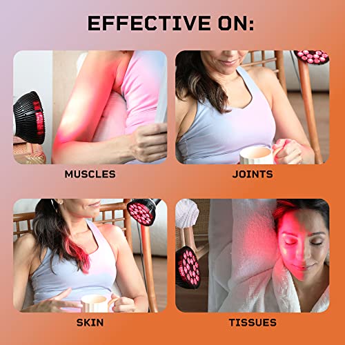 Infraglow Nir & Red Light Therapy Lamp - Infrared Red Light Therapy Bulb With 18 Leds & Clip-On Lamp - At-Home Red Light Therapy For Body, Chronic Pain Relief, Skin Wellness, & Recovery Accelaration #TOP2