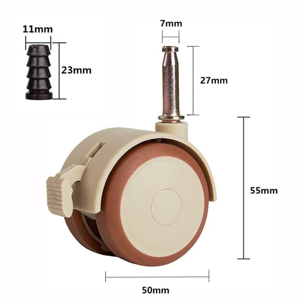Do it Best Twin Wheel Stem Caster