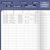 Legend Accounting Ledger Book Hardcover Bookkeeping Log for Small Business & Personal Use Columnar Book Money Expense Journal Large Format 7x10 (Dark Blue, Smaller Than A4 (7x10''))