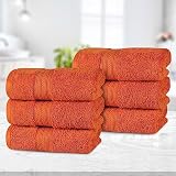 Superior Atlas Cotton Heavyweight Hand Towels, Towel Set, Luxury Bathroom Accessories, Kitchen Basics, Spa, Salon, Hotel, Resort, Thick, Ultra-Plush, Highly-Absorbent, Hand Towel, Sandstone