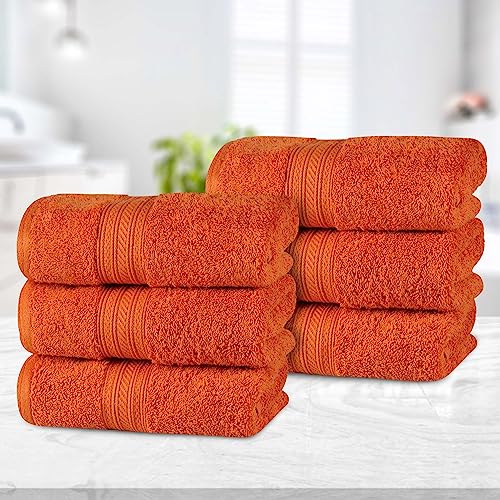 Superior Atlas Cotton Heavyweight Hand Towels, Towel Set, Luxury Bathroom Accessories, Kitchen Basics, Spa, Salon, Hotel, Resort, Thick, Ultra-Plush, Highly-Absorbent, Hand Towel, Sandstone