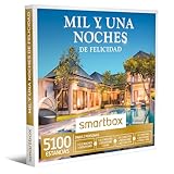 Smartbox Caja regalo Mil y una noches de felicidad , Idea de regalo para parejas , 1 o 2 noches con desayuno y cena o spa para 2 personas