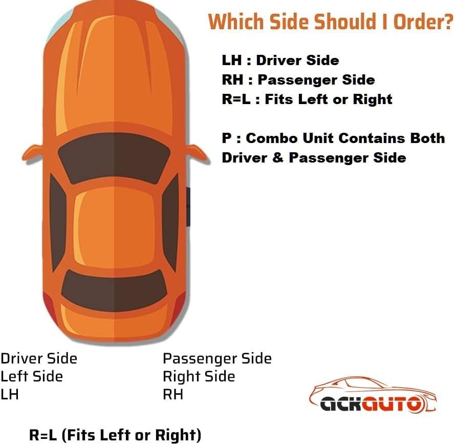 Miniatura 9 de ACK - Luz de marcador lateral para Dodge Charger 2006 2007 2008 2009 lado del pasajero CAPA  Certificado DOT 4806218AD  CH2551126C