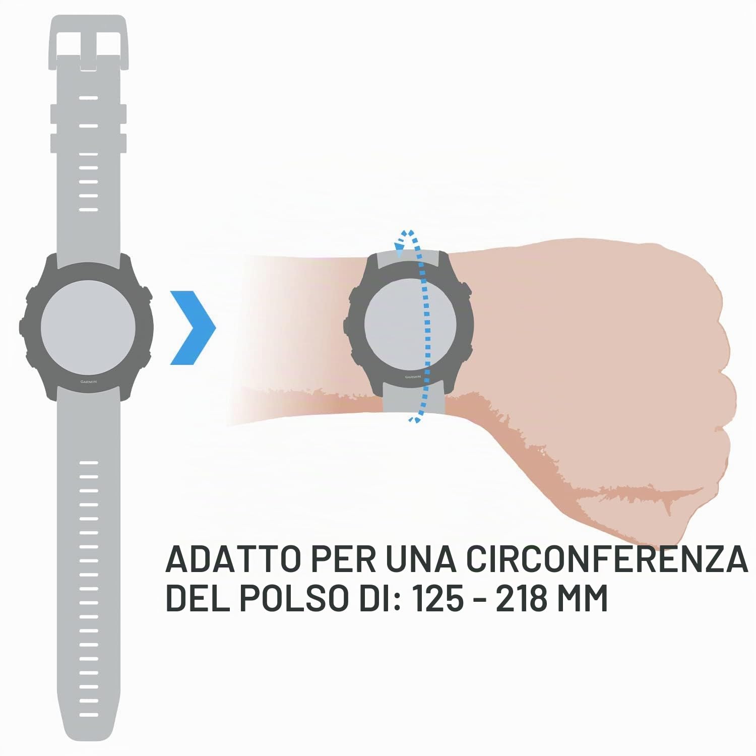 Garmin Cinturino Originale, 20mm, Sgancio rapido, Silicone, White & Rose Gold | Cinturino Originale Garmin 20mm, compatibile con modelli selezionati, Quick Release, Silicone, White/Rose Gold