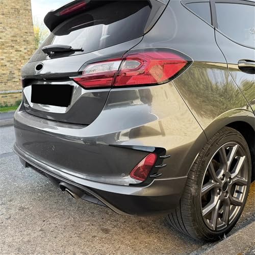 Difusor trasero para Ford Fiesta MK8 alerón canard de maletero 4