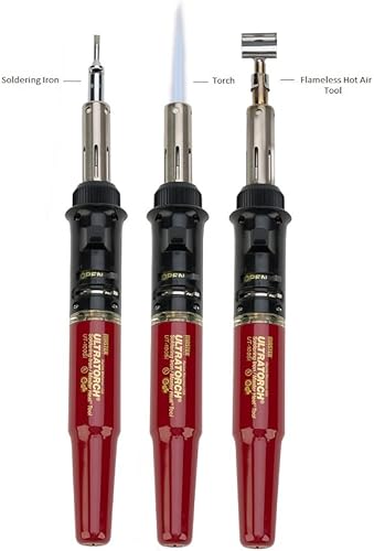 Miniatura 2 de Master Appliance Ultratorch UT-100Si-TC Kit profesional de soldadura con butano, herramienta 3 en 1 con 5 puntas