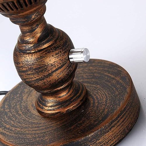 Lampe au kérosène IBalod marron : éclairage de table dimmable rétro - 7