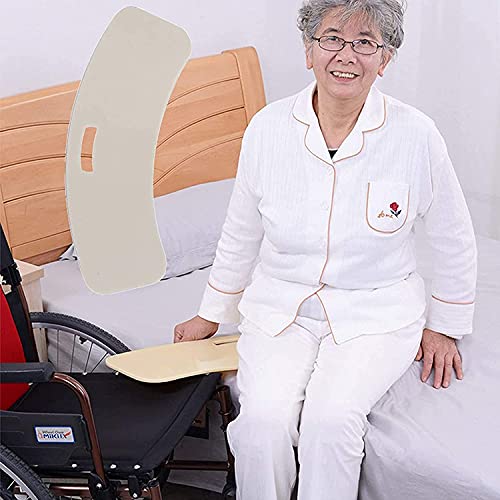 Tabla de transferencia curva de madera para coche, cama y silla de ruedas 2
