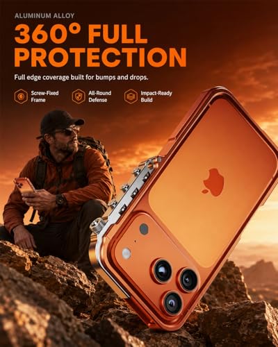 Bumper en métal iPhone 17 Pro Max cadre aluminium sans arrière rigide - 7