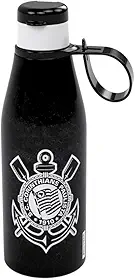 Garrafa Infantil do Corinthians de Água Hidratação Timão Garrafinha Oficial Licenciado Original Plasútil 530ml
