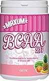 Maxum BCAA 211 - Hochkonzentrierte Aminosäuren mit Vitamin B6-10.400 mg BCAA pro Portion - 38 Portionen je 500 g Dose (Exotic, 500g)