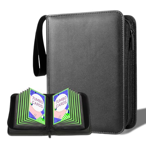 Jumbo Card Binder Size XL Holds 100 Cards Fits 5.9x8.1 Inch