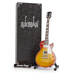 Jimmy Page (Led Zeppelin): 1959 Standard – Miniatuur Gitaar – Muziekgeschenken – Handgemaakt ornament