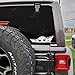 MAZ DISTRIBUTIONS – Baby On Board Peeking Yoda Sticker – Vinyl Decal for Laptop – Removable Waterproof Sticker for Waterbottle – Useable Indoor and Outdoor – Easy use for Car and Van Bumper – MAZ-439