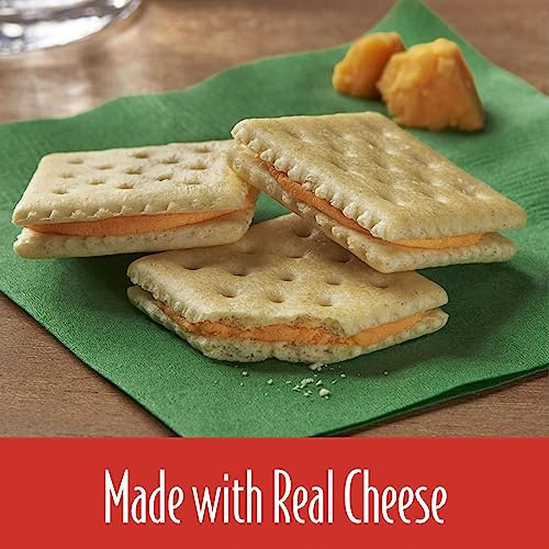 Keebler Sandwich Crackers, Single Serve Snack Crackers, Lunch Snacks, Club and Cheddar, 11oz Tray (8 Packs) - Thumbnail 3