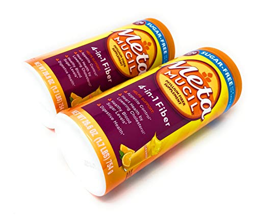 Image of Metamucil Sugar Free Fiber Supplement, Orange Smooth 260 Servings
