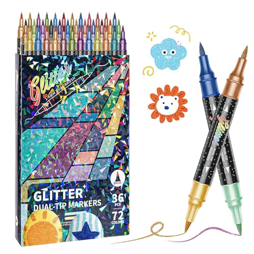 Marqueurs d'art de coloriage à double pointe pour croquis et illustrations