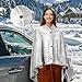 Sunny color Wearable Car Electric Blanket 12 Volt Heated Blanket for Car Truck SUV Van with Controller 2 Heating Level Ideal for Camping, Traveling Machine Washable(59 x 43, Gray)