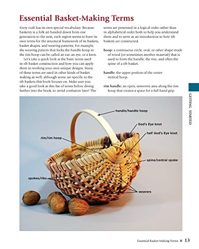 Basket Essentials: Rib Basket Weaving: Techniques and Projects for DIY Woven Reed Baskets (Fox Chapel Publishing) Traditional Methods, Step-by-Step, with 15 Patterns for Egg, Potato, and Appalachian - Image 8