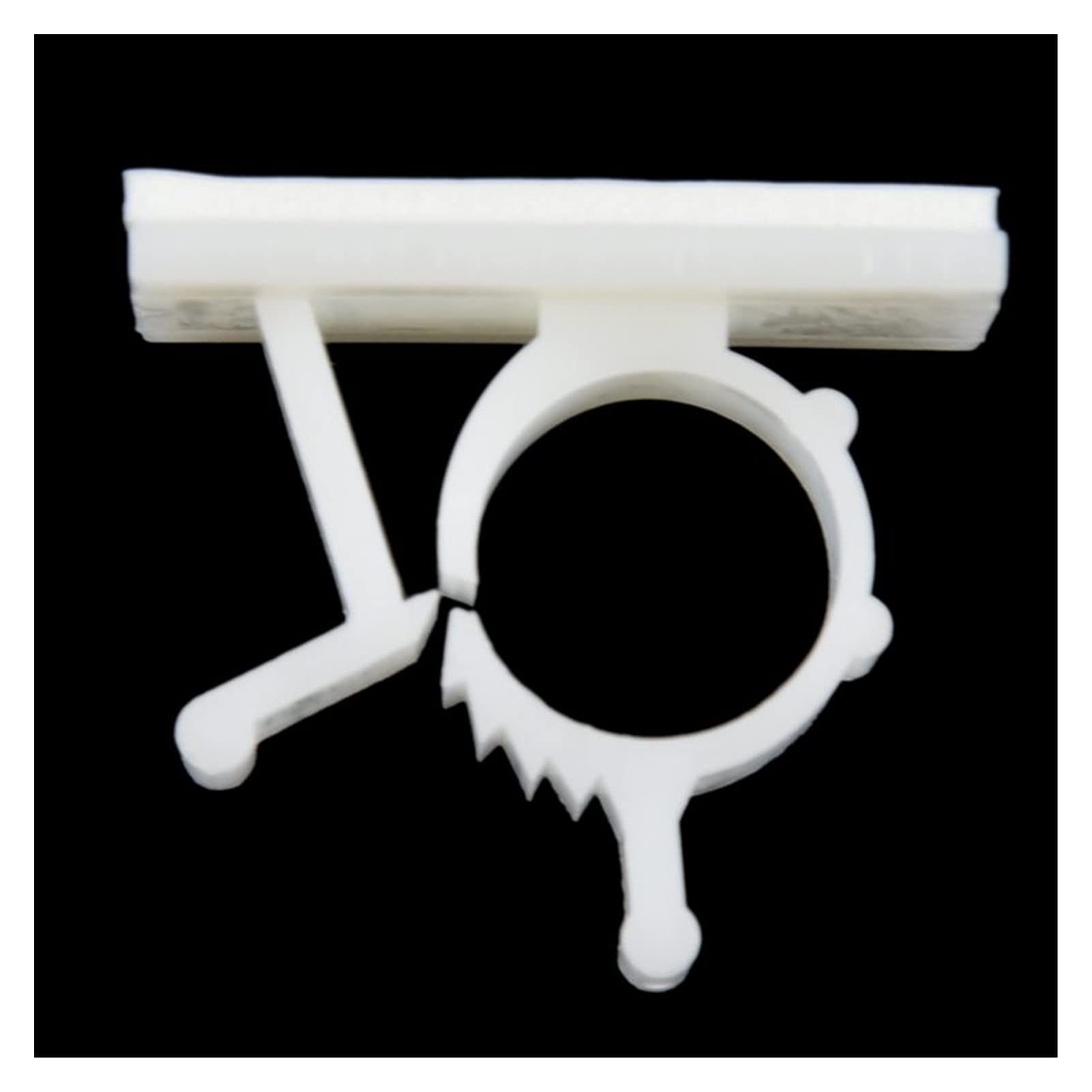 Haushaltsgeräte Heiße Kabelclips, 50 Stück Drahtclips mit 3 Metern Selbstklebende einstellbare Autodrähte Halter Kabelklemmen Kabelbinderhalter (Color : White)