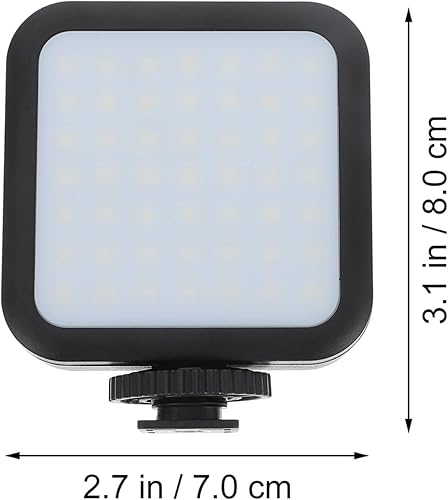 Miniatura 3 de SOLUSTRE 2 piezas de iluminación pequeña, cámara de fotografía portátil, llenado de fotos, lámpara LED de transmisión y luz de video en vivo