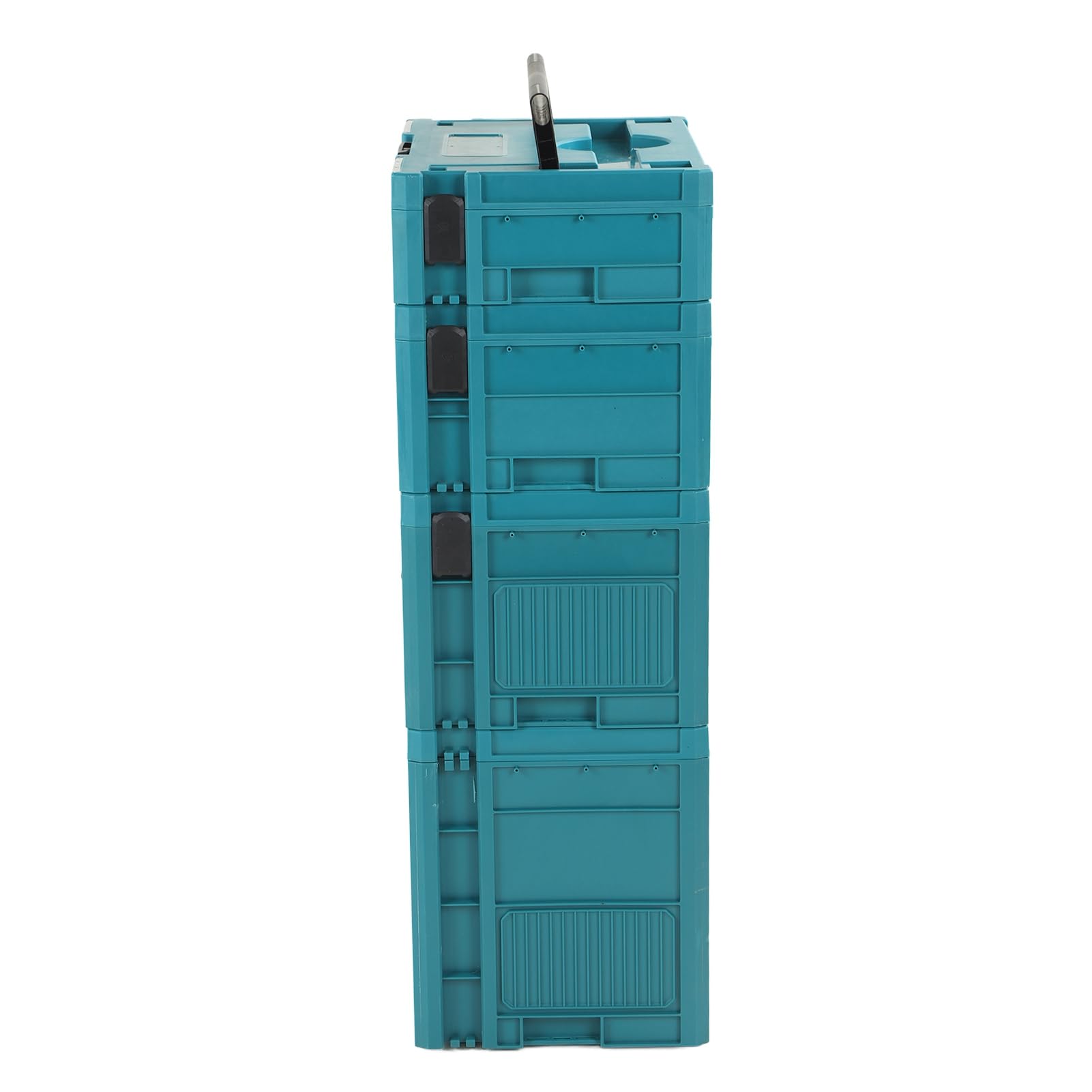 Portable Tray Toolbox Plastic Hardware Storage Organizer with Dual Handles and Stackable Design for Home Garage Workshop Use, ABS Material, 15.55 x 11.61 x 7.09 Inches