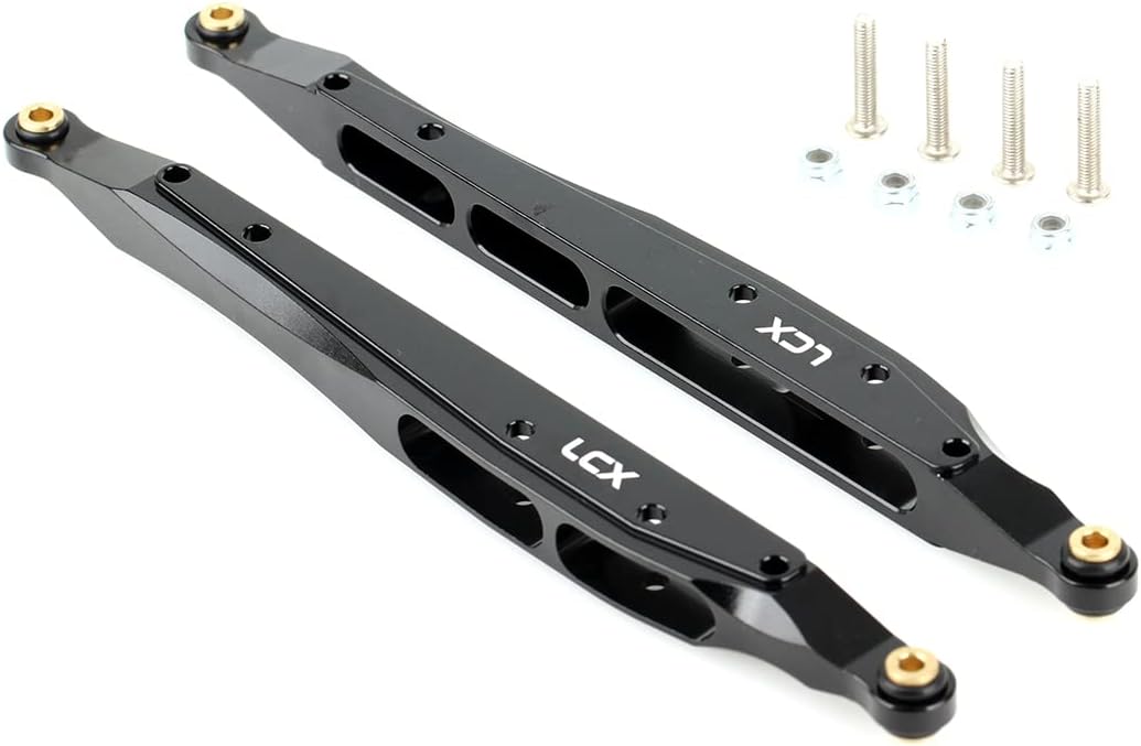 LCX Racing 1/10th RC Crawler Car CNC Machined Rear Trailing Arms Rear Link Linkage for Axial RBX10 RYFT AXI03009 AXI03005, Upgrades Parts Accessories