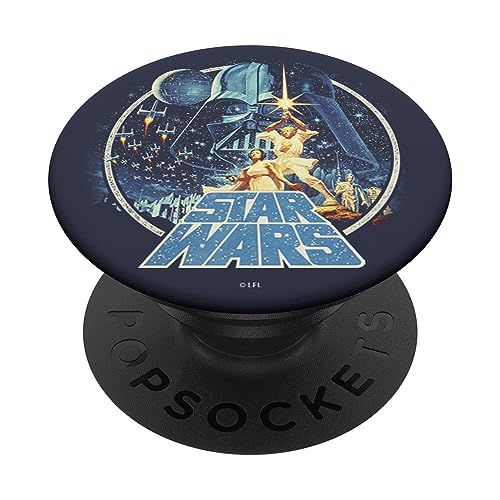 Star Wars Group Victory Scene Retro Poster PopSockets Adhesive PopGrip