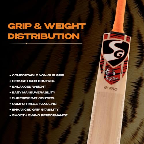 Image of Kashmir Willow Cricket Bat SG IK PRO No 6