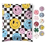 Fuxury Poly Mailers 10x13 Inch 50Pcs,Shipping Bags for Clothes,Strong Adhesive Shipping Envelopes for Small Business, Self Seal Poly Bag Mailing Envelopes Retro Checkerboard