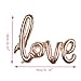 Odstore Love Balloon Banner - Champagne Celebration Balloon - 31.1 Inches Long (2pcs, Champagne)