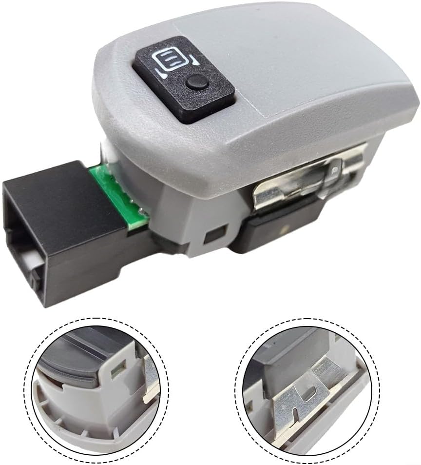 Mirror Control Heated Switch for Kenworth P27-1181-004 Replacement Mirror Heating Control Switch Gray