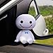 Creationspace Car Ornaments Bobblehead Baymax Doll Toy Accessories Cartoon Auto Interior Dashboard Decoration Big Hero Bobble Head Kids Gift (Color Name : Black)