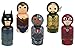 Bif Bang Pow! Justice League Movie Set of 5 Pin Mate Wooden Figure