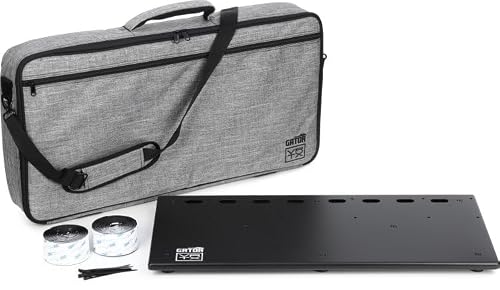 Vertex by Gator Tour Compact Series 27" x 13" Pedalboard w/Padded Gig Bag, (GV-TC2713-GB)