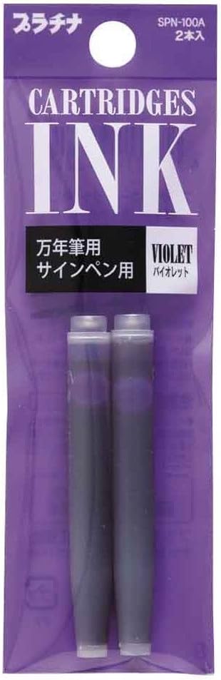 PLATINUM CARTRIDGE C/2 VIOLET SPN-100A 28