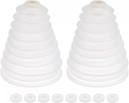 uxcell 2 piezas de 5.118in de goma para taladro de polvo, para martillo eléctrico, taladro de impacto, tazón de ceniza, accesorios para herramientas