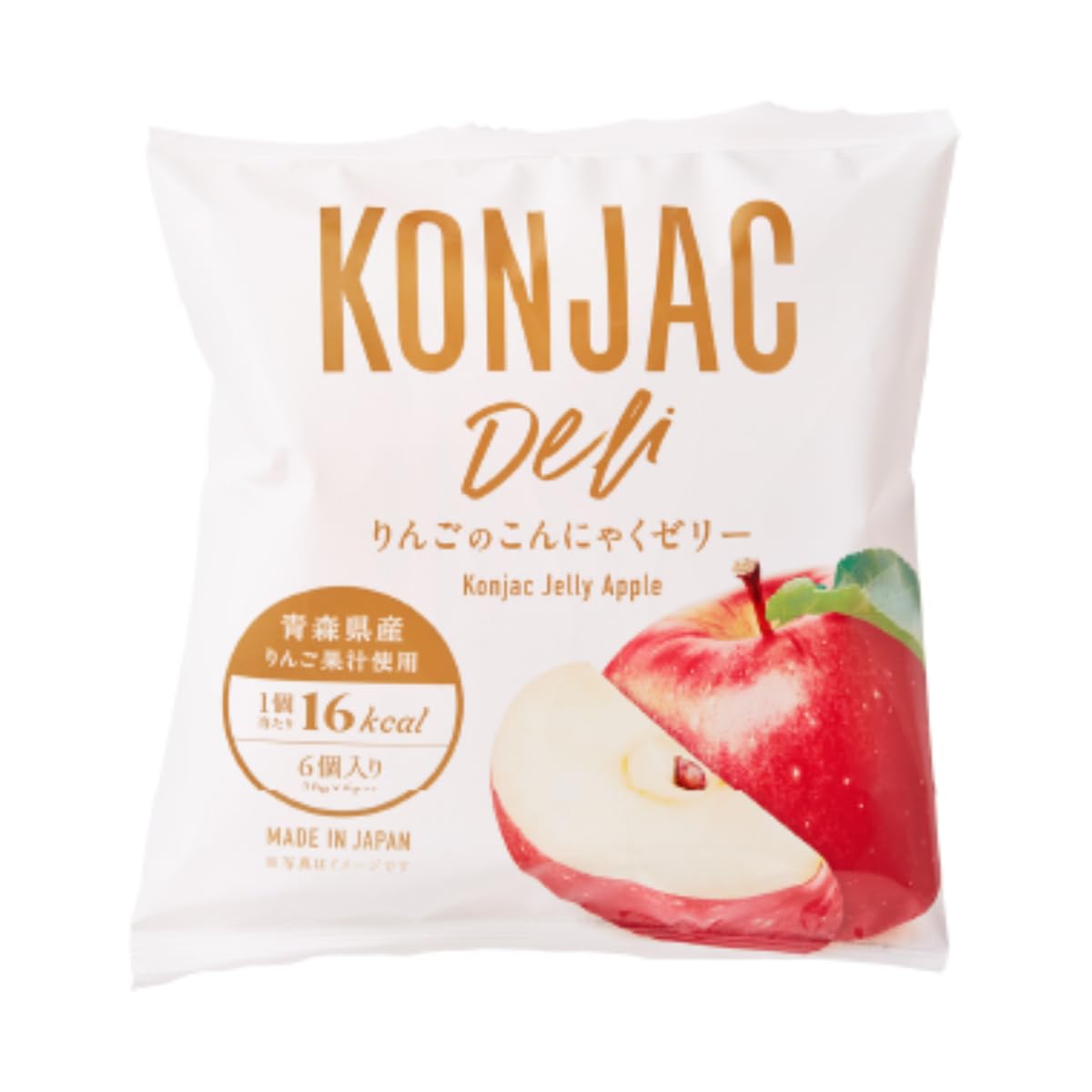 Amazon.co.jp: アイエーフーズ りんごのこんにゃくぜりー 20g×6 ×12袋