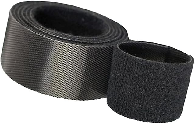 10M Self Adhesive Non-Slip Cushion, Self Adhesive Sticky Tape, Black Stick Tape Roll, Versatile Hook and Loop Tape for Home, Office, School and Workshop Use(Black, 20MM)