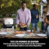 Ninja Woodfire 8-in-1 Electric Outdoor Pizza Oven, Rotisserie & Smoker BBQ with Grate, Pro-Heat Plate, Pizza Stone, Wood Pellets and Shovel, 6 Settings, Dark Orange OO101EU - 17