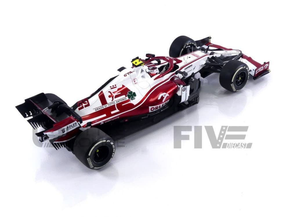 MINICHAMPS- Voiture Miniature de Collection, 117212399, Red/White