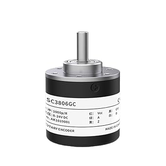 Incremental Encoder 100mm Incremental Encoder 30mm Hollow Shaft Rotary Optical Switch NPN Open Collector 1000-2500-3600-5000 PPR 5-24VDCZSC3806-1024PPR,Push Pull Output