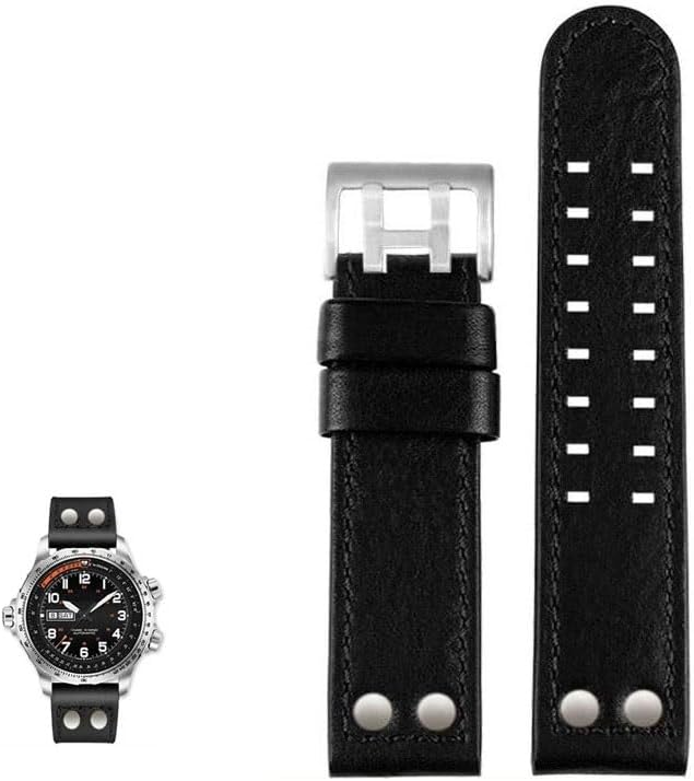 Leather watch strap for Hamilton Khaki Aviation H77616533 mens bracelet